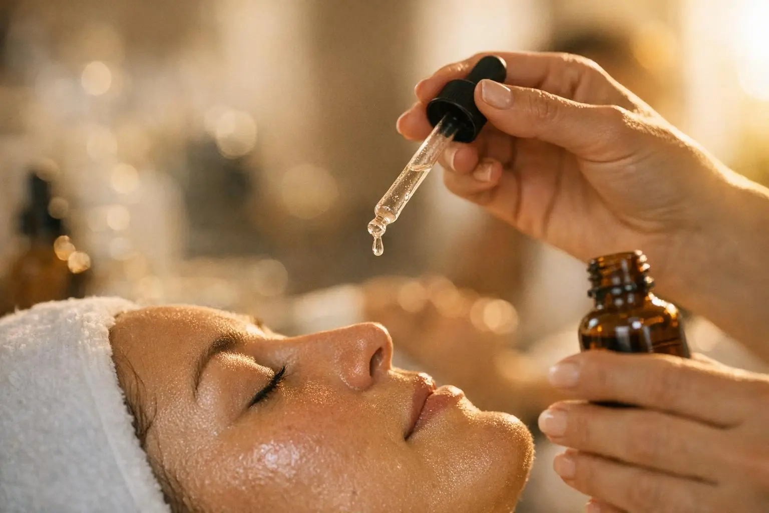 Alpha Hydroxy Acids in Beauty Salon: Alpha Hydroxy Acids are a group of natural and synthetic acids used—visual guide
