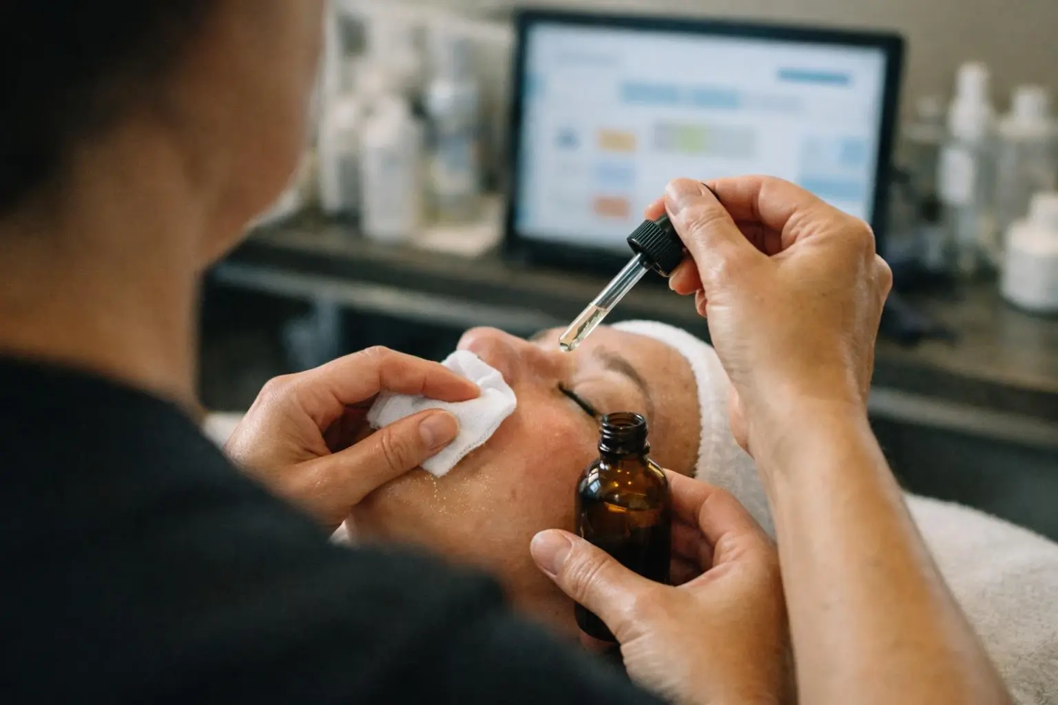 How Beta Hydroxy Acids applies to Beauty Salon services in West Palm Beach, United States—practical illustration