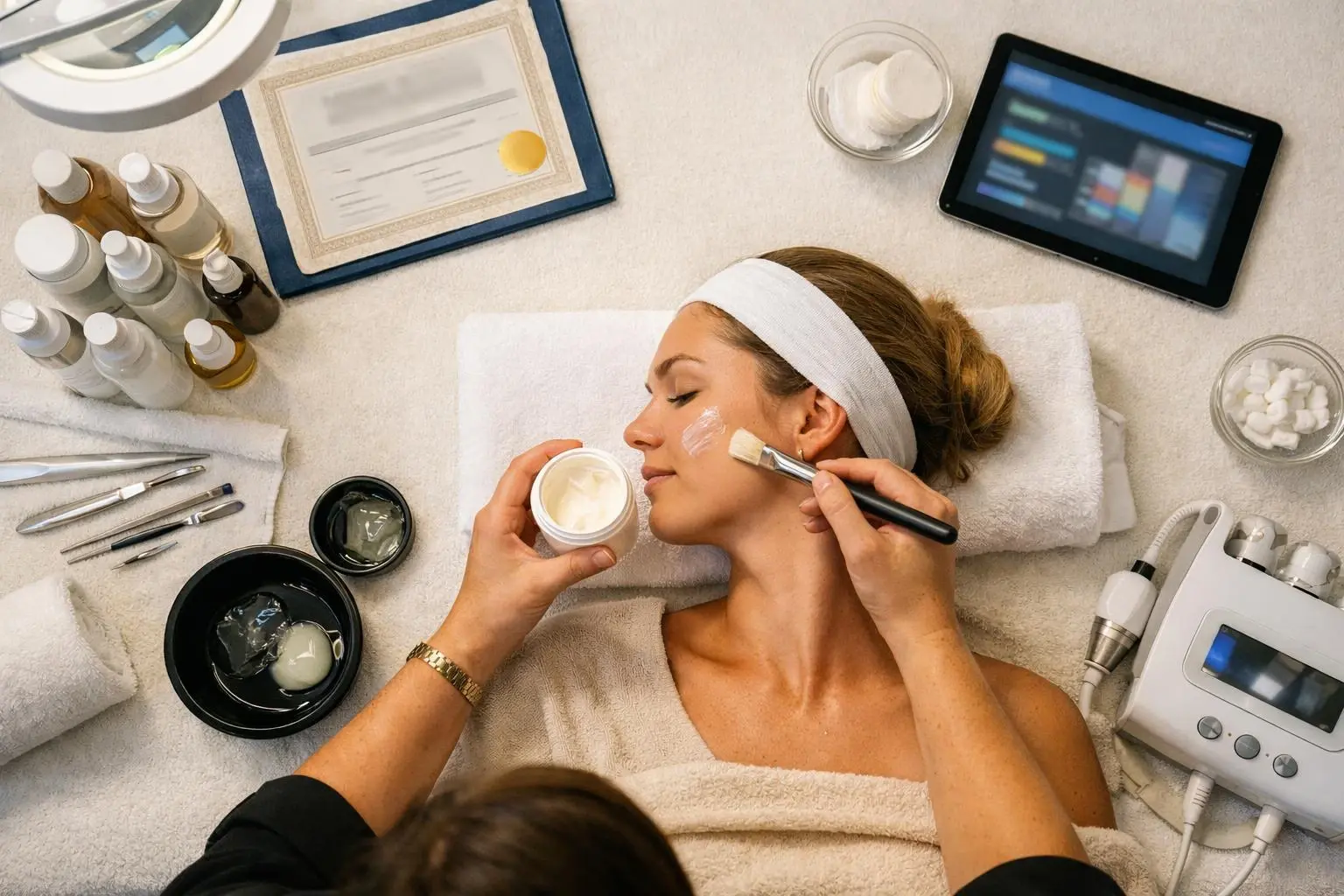 How COSMO Professional applies to Beauty Salon services in West Palm Beach, United States—practical illustration