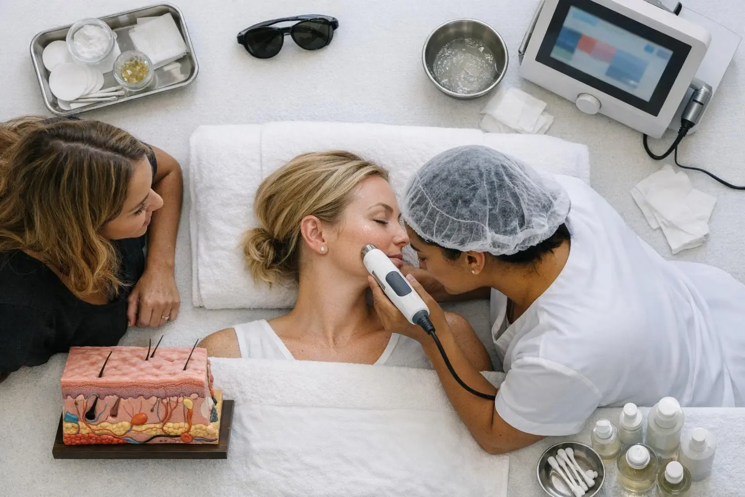 How Epidermis applies to Beauty Salon services in West Palm Beach, United States—practical illustration