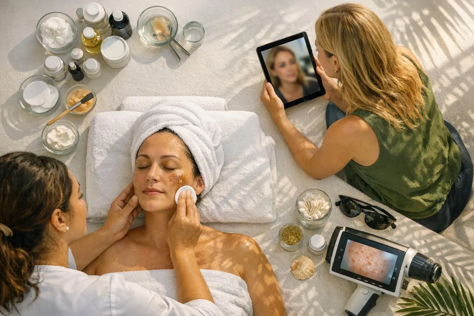 Hyperpigmentation in Beauty Salon: Hyperpigmentation is a common skin condition where patches of skin become darker—visual...