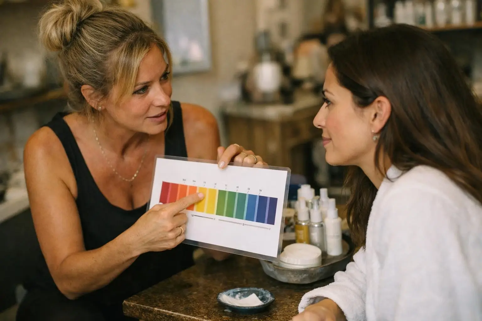 How pH Balance applies to Beauty Salon services in West Palm Beach, United States—practical illustration