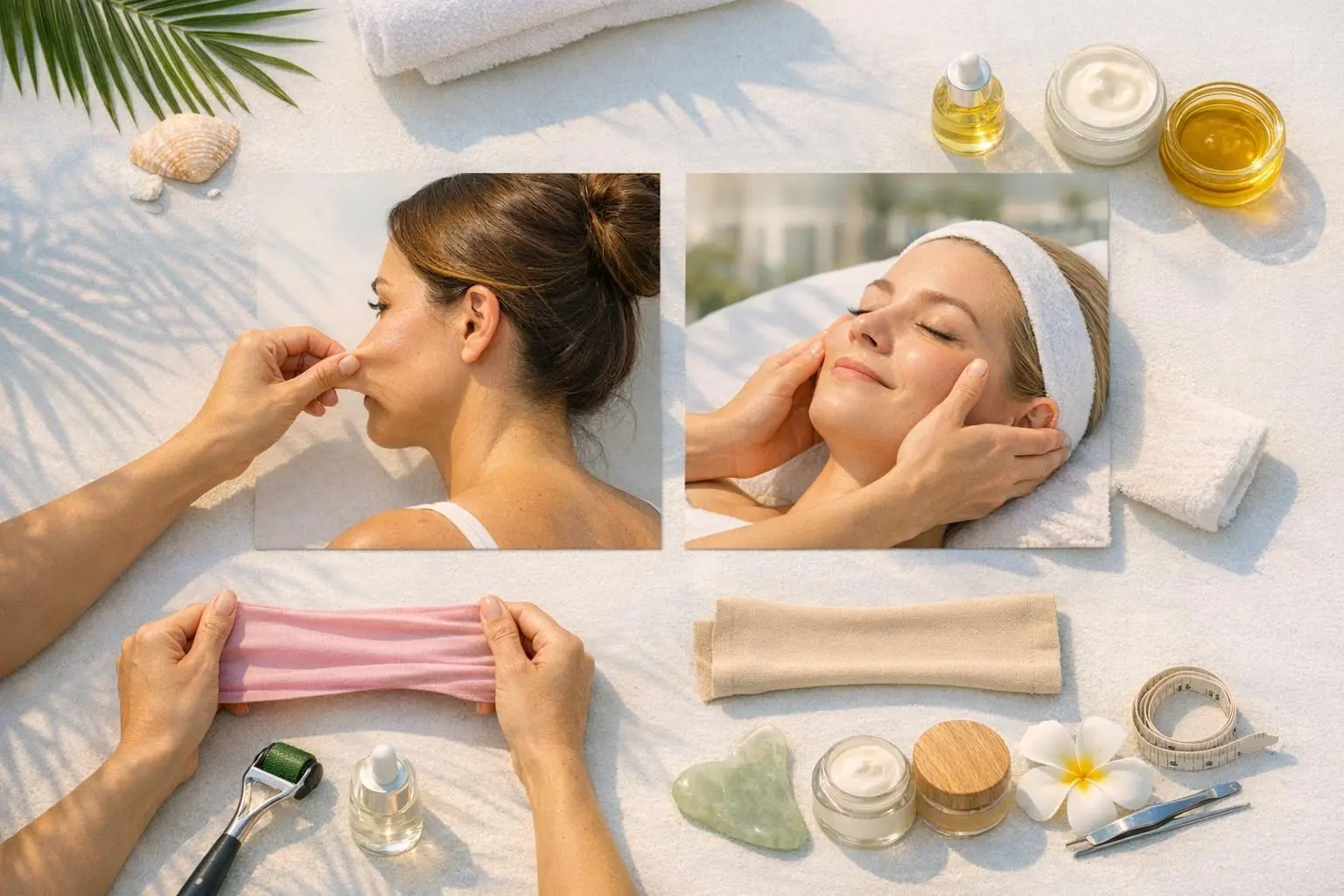 Skin Elasticity in Beauty Salon: Skin Elasticity is the ability of skin to stretch and return to—visual guide