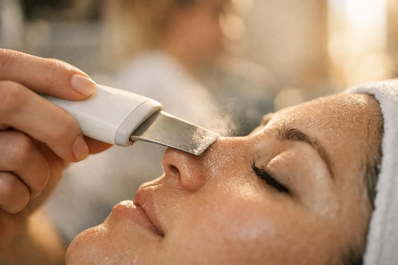 Ultrasonic Cleansing in Beauty Salon: Ultrasonic Cleansing is a non-invasive skin treatment that uses high-frequency sound...
